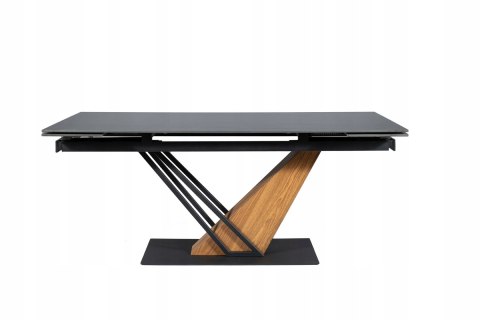 STÓŁ PROSTOKĄTNY ROZKŁADANY CERAMIKA EFEKT MARMURU CZARNY / STELAŻ MDF + OKLEINA METAL CZARNY/JESION 180(240)X90 GENESIS SIGNAL STÓŁ PROSTOKĄTNY ROZKŁADANY CERAMIKA EFEKT MARMURU CZARNY / STELAŻ MDF + OKLEINA METAL CZARNY/JESION 180(240)X90 GENESIS SIGNAL