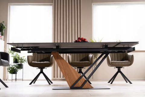 STÓŁ PROSTOKĄTNY ROZKŁADANY CERAMIKA EFEKT MARMURU CZARNY / STELAŻ MDF + OKLEINA METAL CZARNY/JESION 180(240)X90 GENESIS SIGNAL STÓŁ PROSTOKĄTNY ROZKŁADANY CERAMIKA EFEKT MARMURU CZARNY / STELAŻ MDF + OKLEINA METAL CZARNY/JESION 180(240)X90 GENESIS SIGNAL