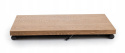 STÓŁ PROSTOKĄTNY ŁAWA MDF +OKLEINA JESION DĄB / CZARNY MAT STELAŻ METAL 110X60 GIOTTO SIGNAL PŁYNNA REGULACJA WYSOKOŚCI 11-76 cm