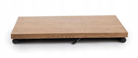 STÓŁ PROSTOKĄTNY ŁAWA MDF +OKLEINA JESION DĄB / CZARNY MAT STELAŻ METAL 110X60 GIOTTO SIGNAL PŁYNNA REGULACJA WYSOKOŚCI 11-76 cm STÓŁ PROSTOKĄTNY ŁAWA MDF +OKLEINA JESION DĄB / CZARNY MAT STELAŻ METAL 110X60 GIOTTO SIGNAL PŁYNNA REGULACJA WYSOKOŚCI 11-76 cm