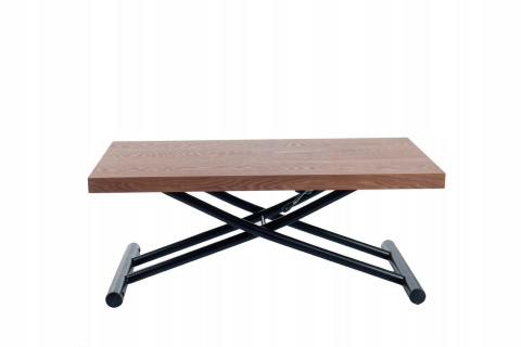 STÓŁ PROSTOKĄTNY ŁAWA MDF +OKLEINA JESION DĄB / CZARNY MAT STELAŻ METAL 110X60 GIOTTO SIGNAL PŁYNNA REGULACJA WYSOKOŚCI 11-76 cm STÓŁ PROSTOKĄTNY ŁAWA MDF +OKLEINA JESION DĄB / CZARNY MAT STELAŻ METAL 110X60 GIOTTO SIGNAL PŁYNNA REGULACJA WYSOKOŚCI 11-76 cm