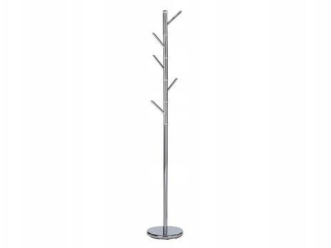 WIESZAK METALOWY STOJĄCY DUKE KOLOR CHROM OBROTOWY SIGNAL DO PRZEDPOKOJU RECEPCJI NA UBRANIA PŁASZCZE CZAPKI WIESZAK METALOWY STOJĄCY DUKE KOLOR CHROM OBROTOWY SIGNAL DO PRZEDPOKOJU RECEPCJI NA UBRANIA PŁASZCZE CZAPKI