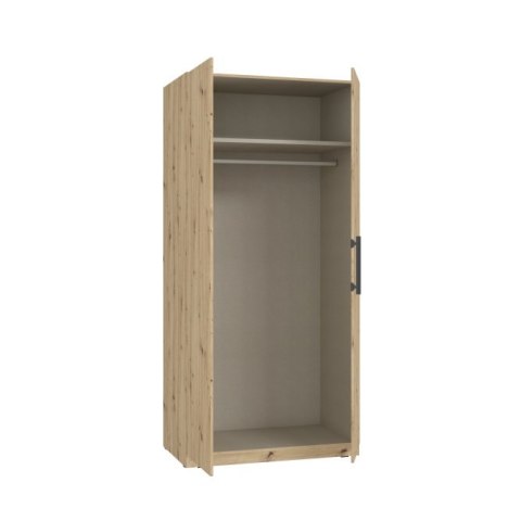 Forte CADIXO CDXS82-D78 Szafa ubraniowa 2-drzwiowa Dąb Artisan Forte CADIXO CDXS82-D78 Szafa ubraniowa 2-drzwiowa Dąb Artisan
