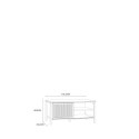 Forte JYTANA CFTT5161-M635 Stolik okolicznościowy, kawowy, Dąb Mauvella / Czarny Forte JYTANA CFTT5161-M635 Stolik okolicznościowy, kawowy, Dąb Mauvella / Czarny
