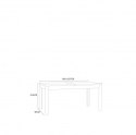 Forte JYTANA TBLT7029-D108 Stół rozkładany, 160-207x90 cm Dąb Mauvella / Czarny Forte JYTANA TBLT7029-D108 Stół rozkładany, 160-207x90 cm Dąb Mauvella / Czarny
