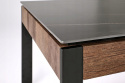 ŁAWA PROSTOKĄTNA 121x61 SPIEK czarny marmur / MDF orzechowy RAMONA HALMAR STELAŻ METALOWY CZARNY DO SALONU DO POKOJU ŁAWA PROSTOKĄTNA 121x61 SPIEK czarny marmur / MDF orzechowy RAMONA HALMAR STELAŻ METALOWY CZARNY DO SALONU DO POKOJU
