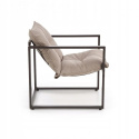 ZESTAW OGRODOWY ( sofa + fotel 2x + ława ), czarny / cappuccino SHARK HALMAR tapicerka tkanina korpus sztal malowana blat szkło ZESTAW OGRODOWY ( sofa + fotel 2x + ława ), czarny / cappuccino SHARK HALMAR tapicerka tkanina korpus sztal malowana blat szkło