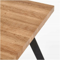 STÓŁ ROZKŁADANY 160-220x90 blat - ORZECH stelaż - CZARNY BERLIN HALMAR PROSTOKĄTNY PŁYTA LAMINOWANA PODSTAWA STAL MALOWANA STÓŁ ROZKŁADANY 160-220x90 blat - ORZECH stelaż - CZARNY BERLIN HALMAR PROSTOKĄTNY PŁYTA LAMINOWANA PODSTAWA STAL MALOWANA