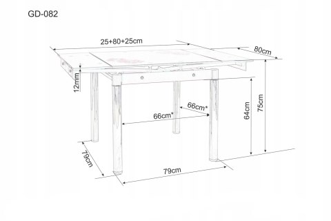 STÓŁ ROZKŁADANY GD082 DĄB ARTISAN / CZARNY MAT 80(131)x80 SIGNAL PŁYTA LAMINOWANA STELAŻ METALOWY DO KUCHNI DO SALONU STÓŁ ROZKŁADANY GD082 DĄB ARTISAN / CZARNY MAT 80(131)x80 SIGNAL PŁYTA LAMINOWANA STELAŻ METALOWY DO KUCHNI DO SALONU