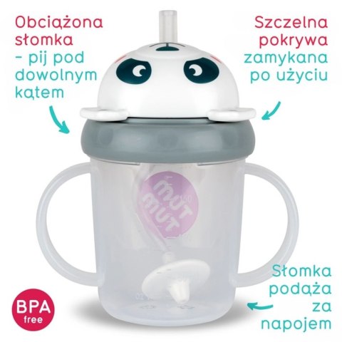 Tum Tum Tum Tum Bidon ze Słomką dla Dzieci Panda Pip - Seria 3. Tum Tum Tum Tum Bidon ze Słomką dla Dzieci Panda Pip - Seria 3.