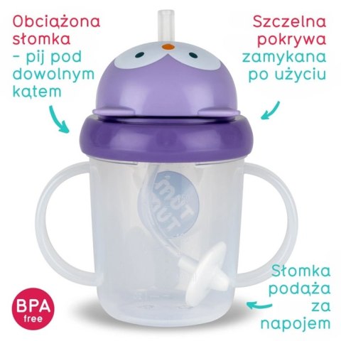 Tum Tum Tum Tum Bidon ze Słomką dla Dzieci Sowa Olivia - Seria 3. Tum Tum Tum Tum Bidon ze Słomką dla Dzieci Sowa Olivia - Seria 3.