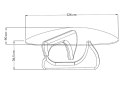 STOLIK ŁAWA STABLE BLACK - szkło typu FLOAT TRANSPARENTNE podstawa drewno jesion CZARNE King Home STOLIK ŁAWA STABLE BLACK - szkło typu FLOAT TRANSPARENTNE podstawa drewno jesion CZARNE King Home