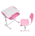 Fun Desk zestaw Sorpresa Pink biurko+krzesło regulowane Białe/Różowe Dziecko