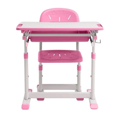 Fun Desk zestaw Sorpresa Pink biurko+krzesło regulowane Białe/Różowe Dziecko Fun Desk zestaw Sorpresa Pink biurko+krzesło regulowane Białe/Różowe Dziecko
