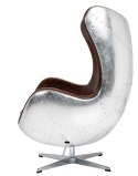 King Home Fotel EGG AVIATOR PU brązowy King Home Fotel EGG AVIATOR PU brązowy