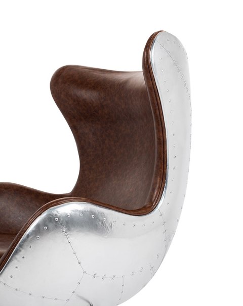 King Home Fotel EGG AVIATOR PU brązowy King Home Fotel EGG AVIATOR PU brązowy