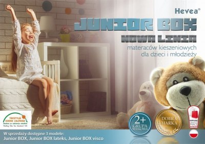 Materac kieszeniowy Hevea Junior Box 180x80 (Aloe Green Power) Materac kieszeniowy Hevea Junior Box 180x80 (Aloe Green Power)