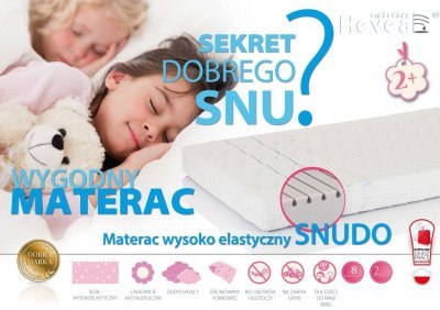Materac wysokoelastyczny Hevea SnuDo 130x80 (Aegis Natural Care) Materac wysokoelastyczny Hevea SnuDo 130x80 (Aegis Natural Care)