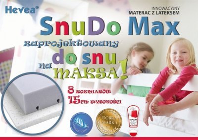 Materac z lateksem Hevea Snudo Max 130x80 (Aegis Natural Care) Materac z lateksem Hevea Snudo Max 130x80 (Aegis Natural Care)