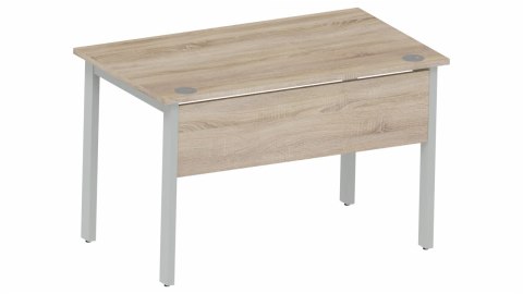 BIURKO NA STELAŻU METALOWYM PROSTOKĄTNE Biurka Silver B120FE DĄB SONOMA + SZARA PLATYNA ODNOWA MEBLE BIUROWE BIURKO NA STELAŻU METALOWYM PROSTOKĄTNE Biurka Silver B120FE DĄB SONOMA + SZARA PLATYNA ODNOWA MEBLE BIUROWE