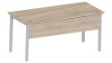 BIURKO NA STELAŻU METALOWYM PROSTOKĄTNE 160x70 Biurka Silver B160FE DĄB SONOMA + SZARA PLATYNA ODNOWA MEBLE BIUROWE BIURKO NA STELAŻU METALOWYM PROSTOKĄTNE 160x70 Biurka Silver B160FE DĄB SONOMA + SZARA PLATYNA ODNOWA MEBLE BIUROWE
