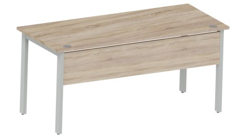 BIURKO NA STELAŻU METALOWYM PROSTOKĄTNE 160x70 Biurka Silver B160FE DĄB SONOMA + SZARA PLATYNA ODNOWA MEBLE BIUROWE BIURKO NA STELAŻU METALOWYM PROSTOKĄTNE 160x70 Biurka Silver B160FE DĄB SONOMA + SZARA PLATYNA ODNOWA MEBLE BIUROWE