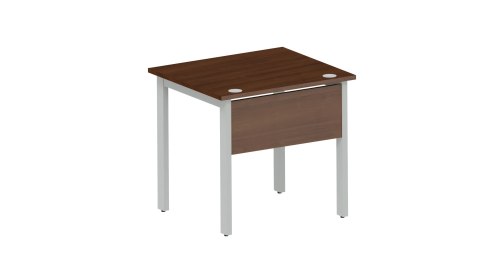 BIURKO NA STELAŻU METALOWYM PROSTOKĄTNE Biurka Silver B80FE ORZECH CAMARO + SZARA PLATYNA ODNOWA MEBLE BIUROWE BIURKO NA STELAŻU METALOWYM PROSTOKĄTNE Biurka Silver B80FE ORZECH CAMARO + SZARA PLATYNA ODNOWA MEBLE BIUROWE