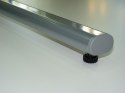 BIURKO PROSTOKĄTNE NA STELAŻU METALOWYM Biurka Silver B80S BUK BAWARIA + SZARA PLATYNA ODNOWA MEBLE BIUROWE BIURKO PROSTOKĄTNE NA STELAŻU METALOWYM Biurka Silver B80S BUK BAWARIA + SZARA PLATYNA ODNOWA MEBLE BIUROWE