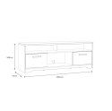 Forte JOADAKIS JDKT121-D89 Szafka RTV 150 cm stojąca Dąb Catania Forte JOADAKIS JDKT121-D89 Szafka RTV 150 cm stojąca Dąb Catania