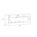 Forte JOADAKIS JDKT121-D89 Szafka RTV 150 cm stojąca Dąb Catania Forte JOADAKIS JDKT121-D89 Szafka RTV 150 cm stojąca Dąb Catania