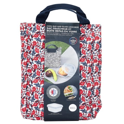 Intesi Zestaw Lunch box i torba termiczna czerwona Intesi Zestaw Lunch box i torba termiczna czerwona