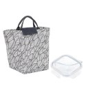 Intesi Zestaw Lunch box i torba termiczna szare Intesi Zestaw Lunch box i torba termiczna szare