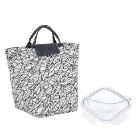 Intesi Zestaw Lunch box i torba termiczna szare Intesi Zestaw Lunch box i torba termiczna szare