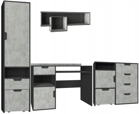 PÓŁKA WISZĄCA MŁODZIEŻOWA NANO System NA12 Meblar - Grafit / Enigma PŁYTA LAMINOWANA OBRZEŻA ABS DLA NASTOLATKA DLA DZIECKA PÓŁKA WISZĄCA MŁODZIEŻOWA NANO System NA12 Meblar - Grafit / Enigma PŁYTA LAMINOWANA OBRZEŻA ABS DLA NASTOLATKA DLA DZIECKA