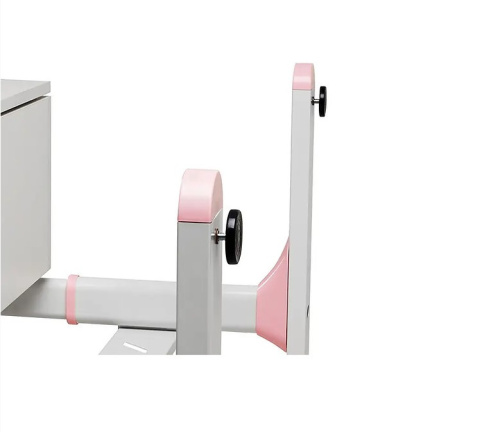 Biurko Fun Desk Fiore II Pink bez nadstawki Regulowane biurko dla dzieci i młodzieży Biały / Szary Biurko Fun Desk Fiore II Pink bez nadstawki Regulowane biurko dla dzieci i młodzieży Biały / Szary