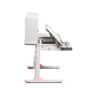 Biurko Fun Desk Fiore II Pink bez nadstawki Regulowane biurko dla dzieci i młodzieży Biały / Szary Biurko Fun Desk Fiore II Pink bez nadstawki Regulowane biurko dla dzieci i młodzieży Biały / Szary