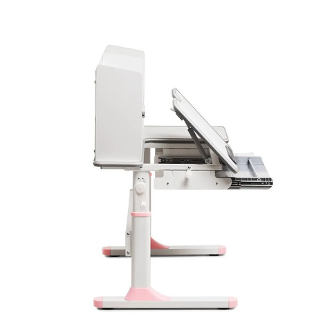 Biurko Fun Desk Fiore II Pink bez nadstawki Regulowane biurko dla dzieci i młodzieży Biały / Szary Biurko Fun Desk Fiore II Pink bez nadstawki Regulowane biurko dla dzieci i młodzieży Biały / Szary