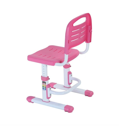 Fun Desk Botero Pink - Biurko z krzesełkiem lampa i stojak na książki - zestaw dla dzieci Białe / Różowe Fun Desk Botero Pink - Biurko z krzesełkiem lampa i stojak na książki - zestaw dla dzieci Białe / Różowe