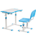 FunDesk Olea Blue - Regulowane biurko z krzesełkiem FunDesk Olea Blue - Regulowane biurko z krzesełkiem