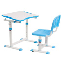 FunDesk Olea Blue - Regulowane biurko z krzesełkiem