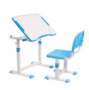 FunDesk Olea Blue - Regulowane biurko z krzesełkiem FunDesk Olea Blue - Regulowane biurko z krzesełkiem