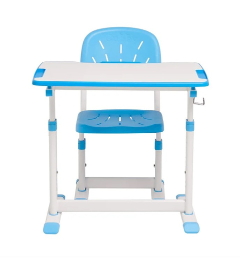 FunDesk Olea Blue - Regulowane biurko z krzesełkiem FunDesk Olea Blue - Regulowane biurko z krzesełkiem