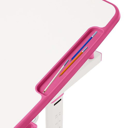 FunDesk Olea Pink - Regulowane biurko z krzesełkiem FunDesk Olea Pink - Regulowane biurko z krzesełkiem