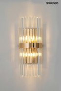 LAMPA ŚCIENNA KINKIET MILAGRO złota STAL G9 KLOSZE KRYSZTAŁOWE Moosee MOOSEE LAMPA ŚCIENNA KINKIET MILAGRO złota STAL G9 KLOSZE KRYSZTAŁOWE Moosee MOOSEE