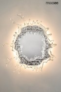 LAMPA ŚCIENNA KINKIET LED SPLASH L BEZBARWNA SREBRNA stal akryl lustro Moosee MOOSEE można zamontować na suficie LAMPA ŚCIENNA KINKIET LED SPLASH L BEZBARWNA SREBRNA stal akryl lustro Moosee MOOSEE można zamontować na suficie