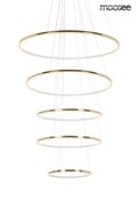 LAMPA WISZĄCA RING SLIM L ZŁOTA METAL Moosee MOOSEE KLOSZE AKRYLOWE 5 OKRĘGÓW LAMPA WISZĄCA RING SLIM L ZŁOTA METAL Moosee MOOSEE KLOSZE AKRYLOWE 5 OKRĘGÓW