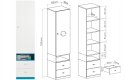 REGAŁ Z SZUFLADAMI MEBLE MŁODZIEŻOWE MOBI System MO3 Meblar - Biały Lux / Żółty - regał z szafkami i szufladami PŁYTA LAMINOWANA REGAŁ Z SZUFLADAMI MEBLE MŁODZIEŻOWE MOBI System MO3 Meblar - Biały Lux / Żółty - regał z szafkami i szufladami PŁYTA LAMINOWANA