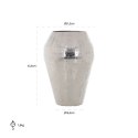 Richmond Interiors RICHMOND waza MEIZ L srebrna Richmond Interiors RICHMOND waza MEIZ L srebrna