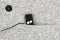 SIGNAL FOTEL ROZKŁADANY ELEKTRYCZNIE ADONIS (FUNKCJA PIONIZACJI) SZARY TAP.178, PORT USB