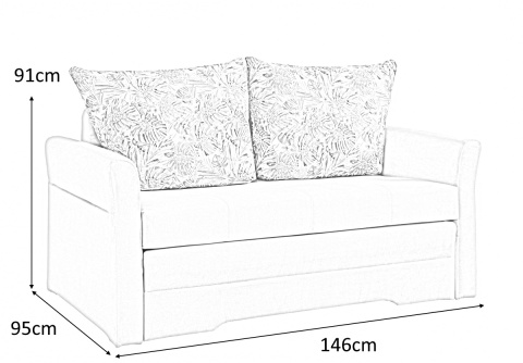 SOFA KANAPA ROZKŁADANA DWUOSOBOWA CITY Meblar BEŻOWA LUB MORSKA POJEMNIK NA POŚCIEL TAPICERKA TKANINA DO POKOJU DO SALONU SOFA KANAPA ROZKŁADANA DWUOSOBOWA CITY Meblar BEŻOWA LUB MORSKA POJEMNIK NA POŚCIEL TAPICERKA TKANINA DO POKOJU DO SALONU